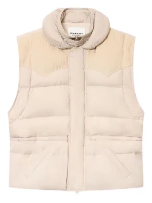 Plan C ジップアップ フーデッドベスト | ホワイト | FARFETCH JP