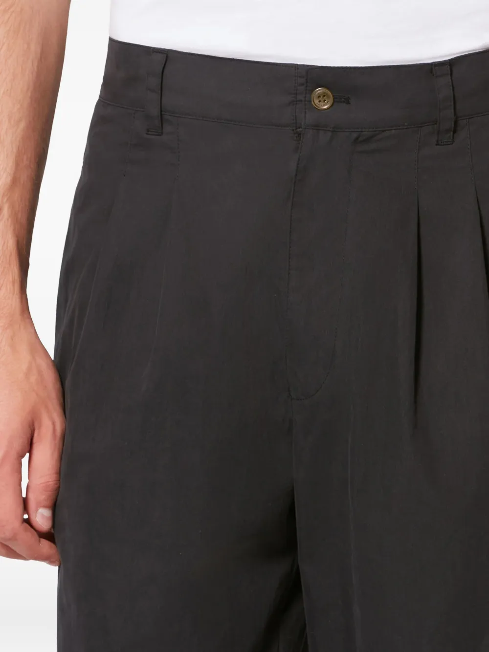 MARANT Yostin geplooide broek Zwart