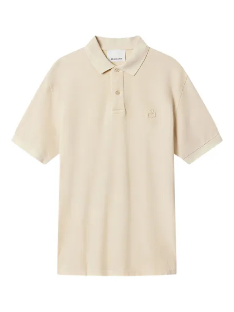 ISABEL MARANT Afko embroidered polo shirt