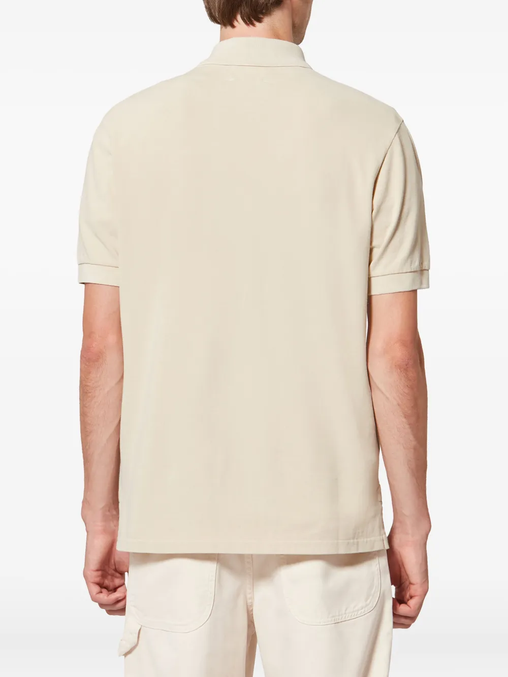 Isabel Marant Afko Embroidered Polo Shirt In Neutral