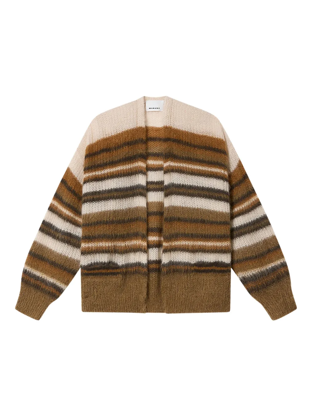 MARANT Gestreifter Danah Cardigan - Braun