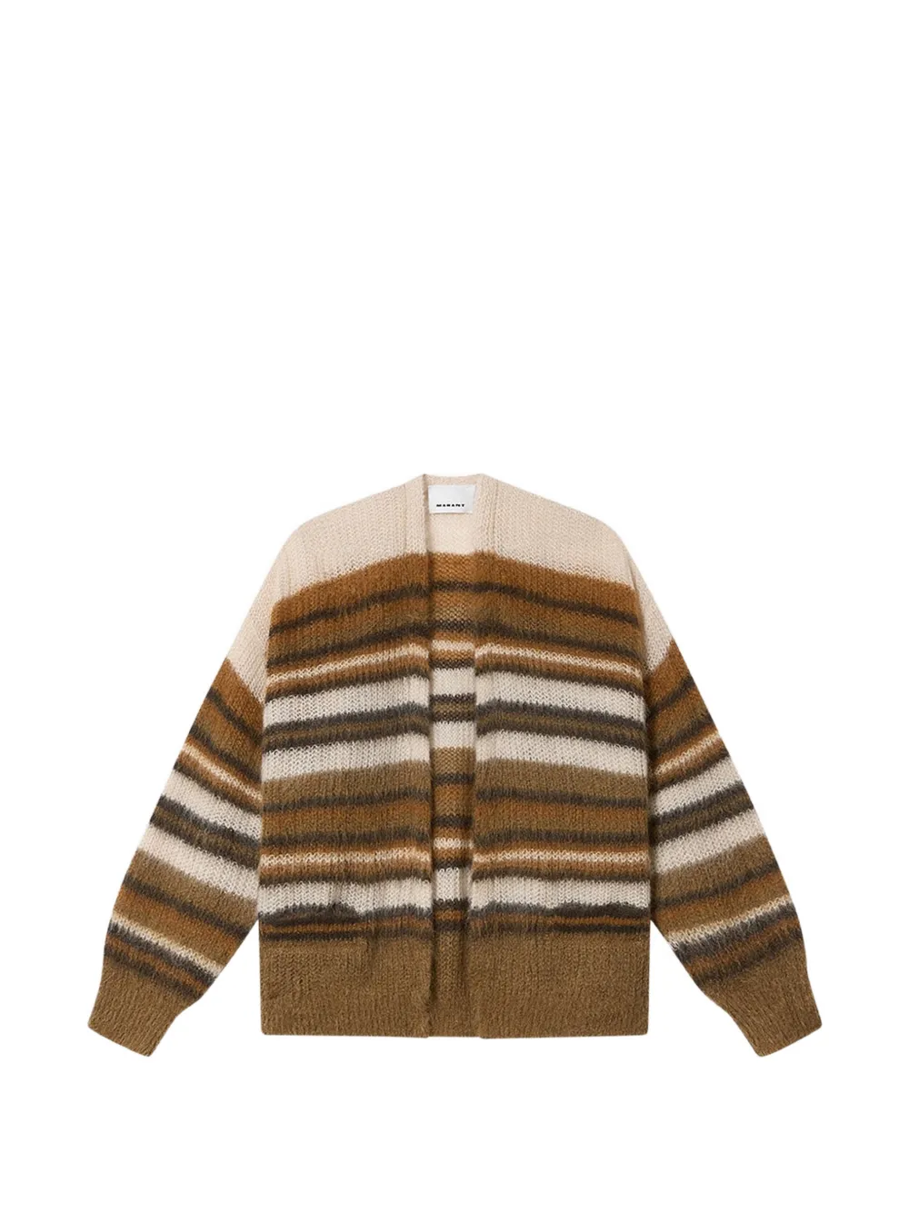 MARANT Cardigan a righe Danah - Marrone