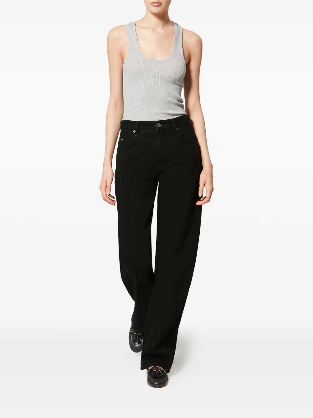 Isabel Marant Dromie Flared Jeans In Black