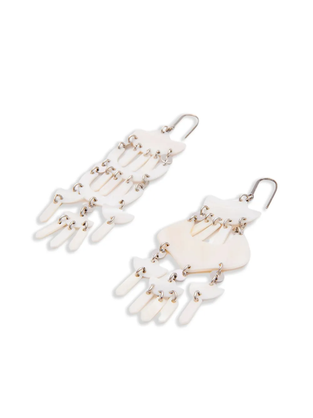 Isabel Marant Long Yue Earrings In Metallic