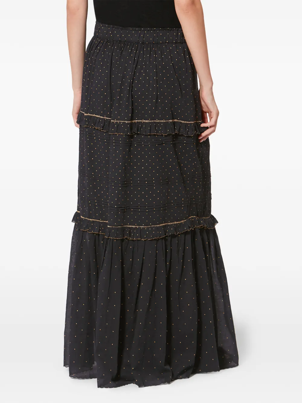 Volodia Ruffled Maxi Skirt
