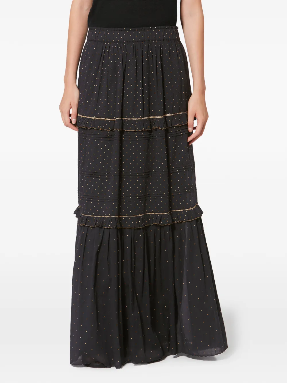 Volodia Ruffled Maxi Skirt