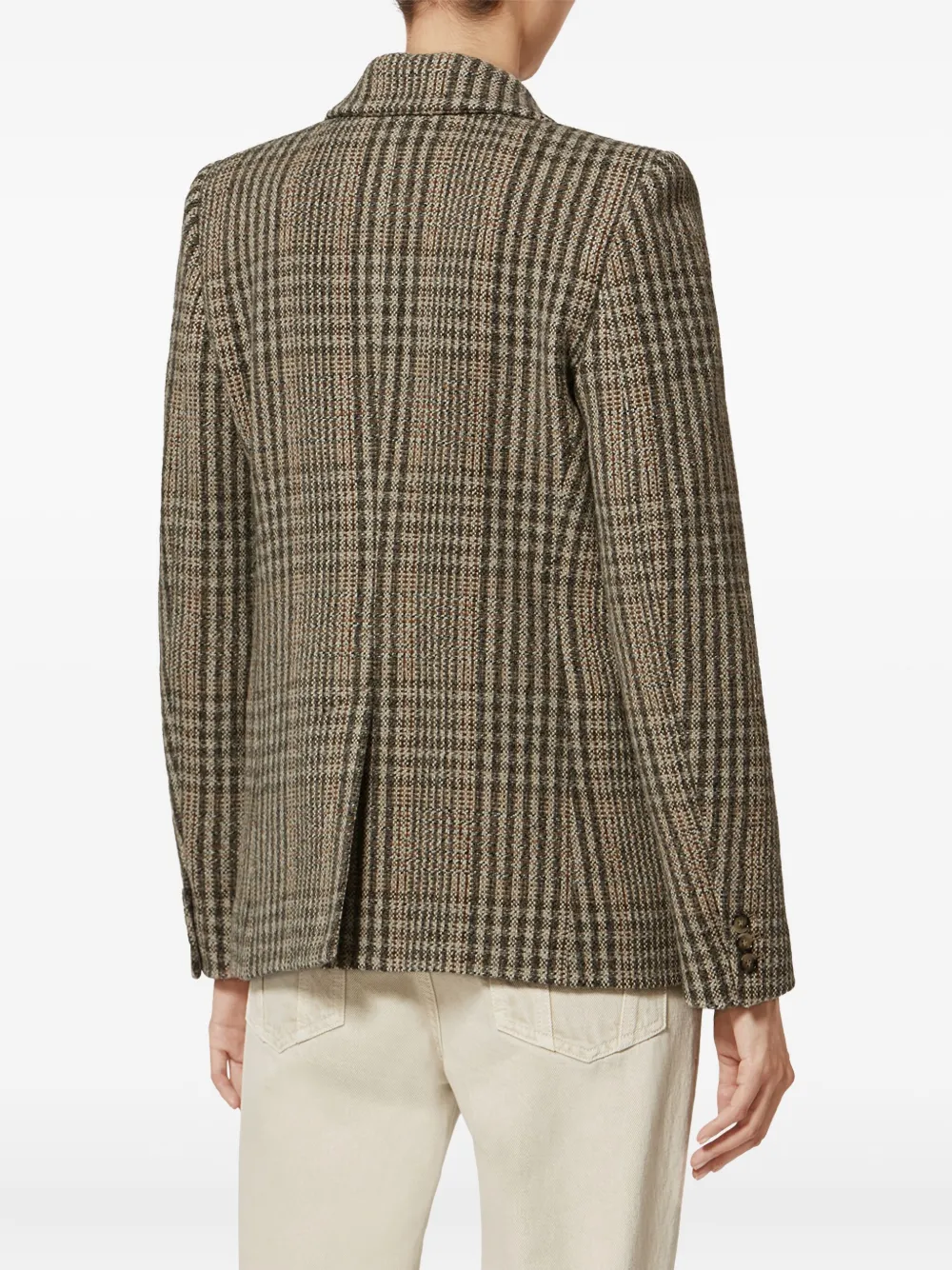 Isabel Marant Étoile Kerstin Checked Blazer In Brown