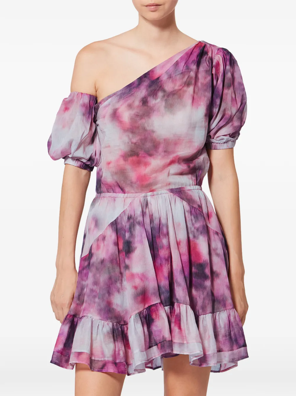 Vyldy One-Shoulder Ruffled Mini Dress