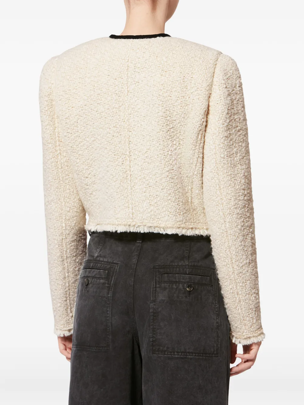 Isabel Marant Gradilia Button Jacket In Neutral