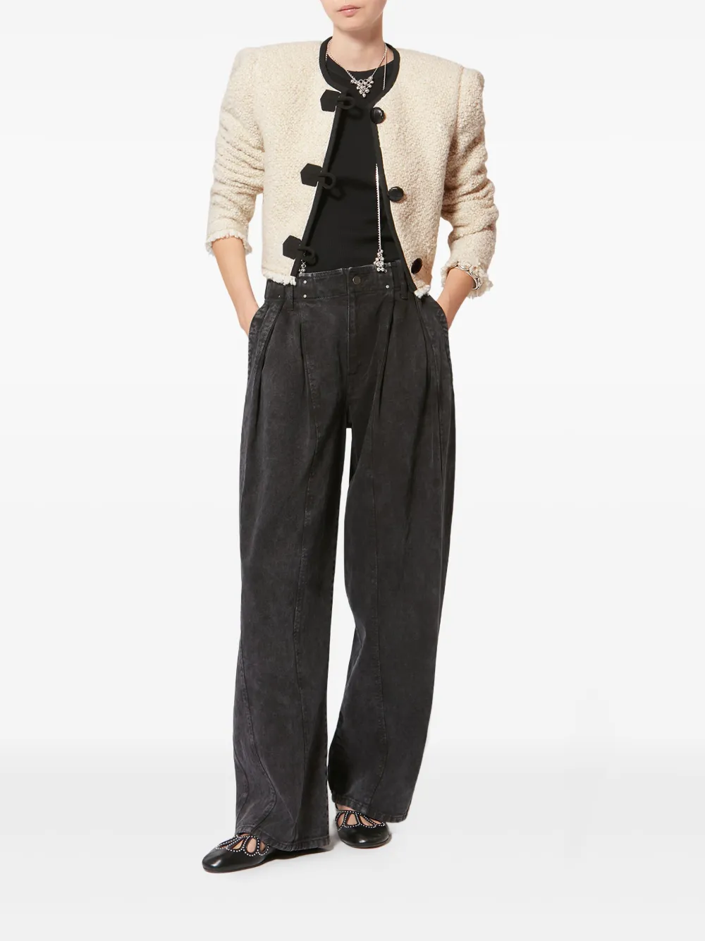 ISABEL MARANT Gradilia button jacket | Tweed Jackets | Image 2