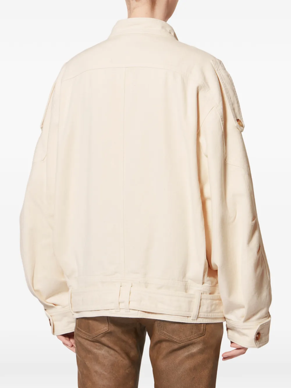 ISABEL MARANT x Isalya jack met gesp en zak Beige