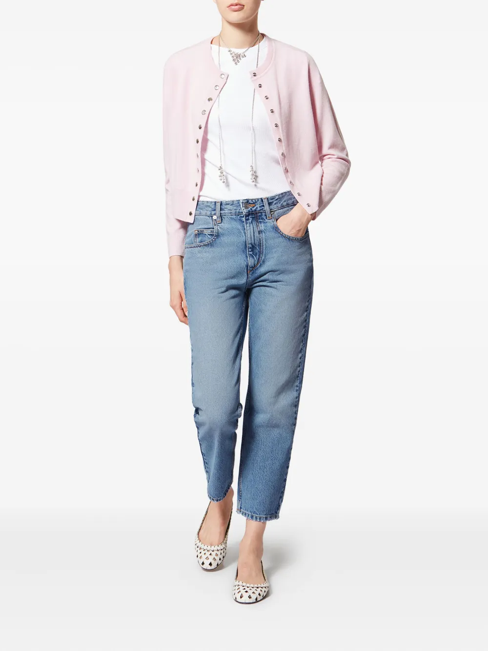 ISABEL MARANT dakota straight jeans - Blauw