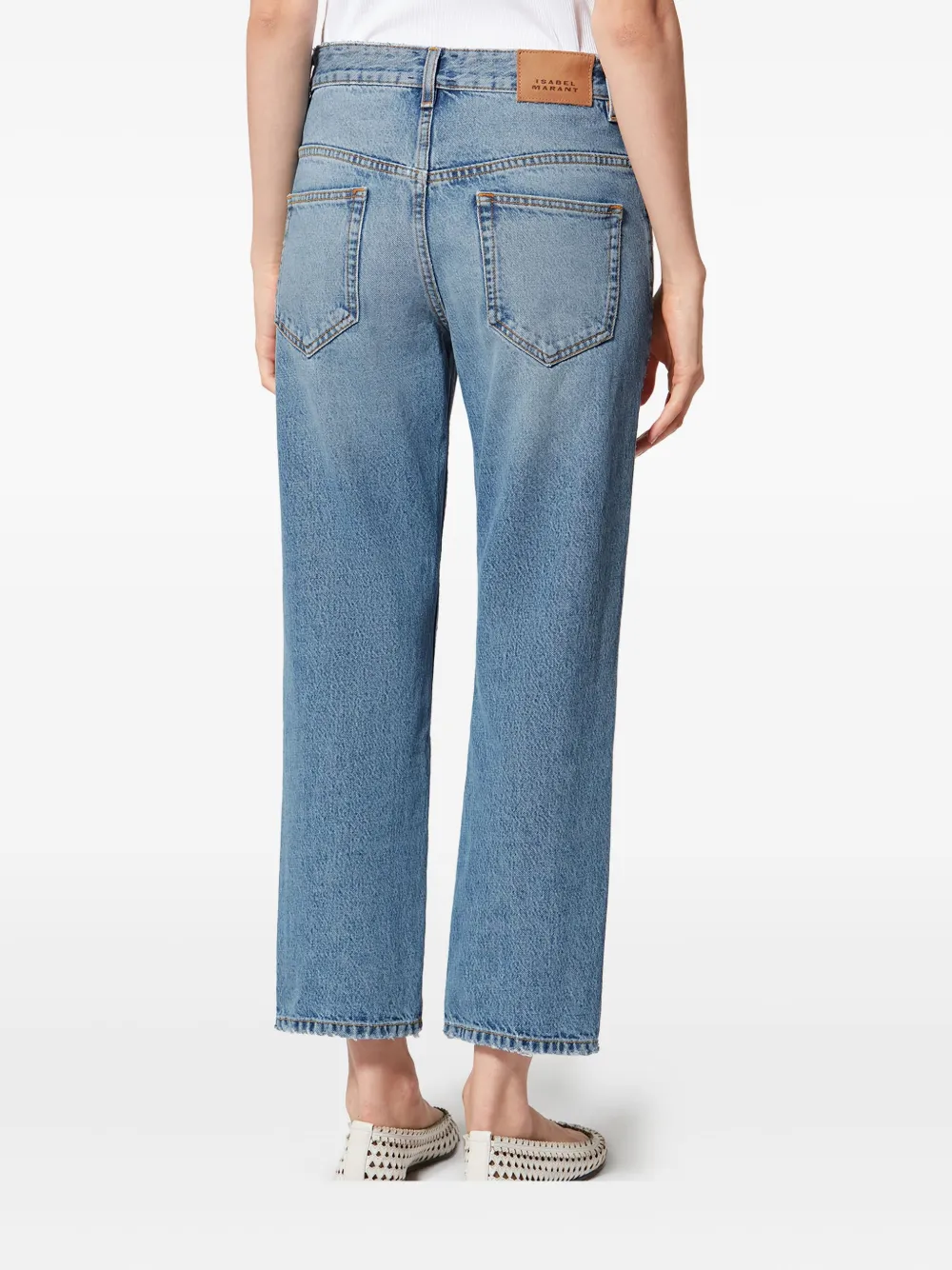 Isabel Marant Dakota Straight Jeans In Blue