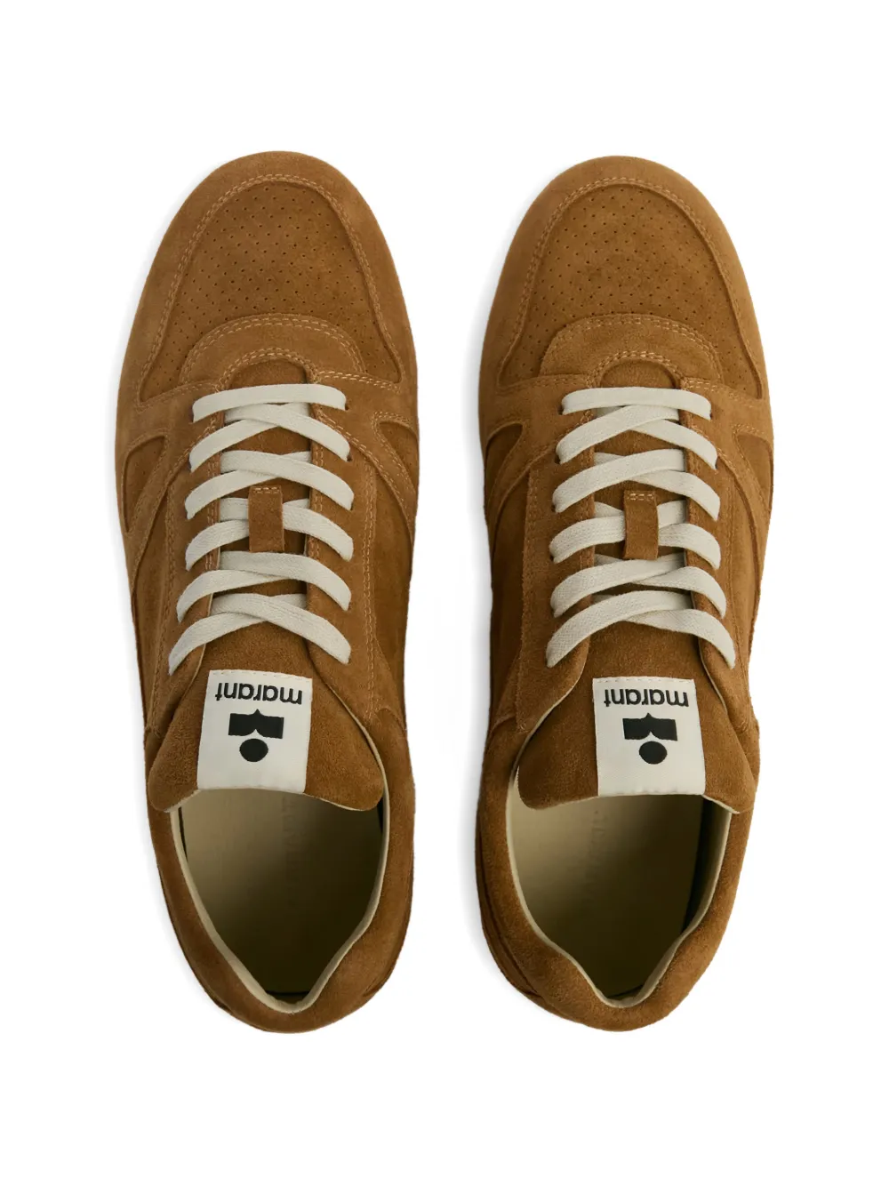 ISABEL MARANT perforated low sneakers Bruin