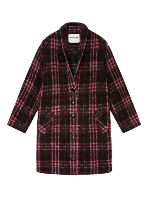 MARANT ÉTOILE manteau Gabriel à carreaux