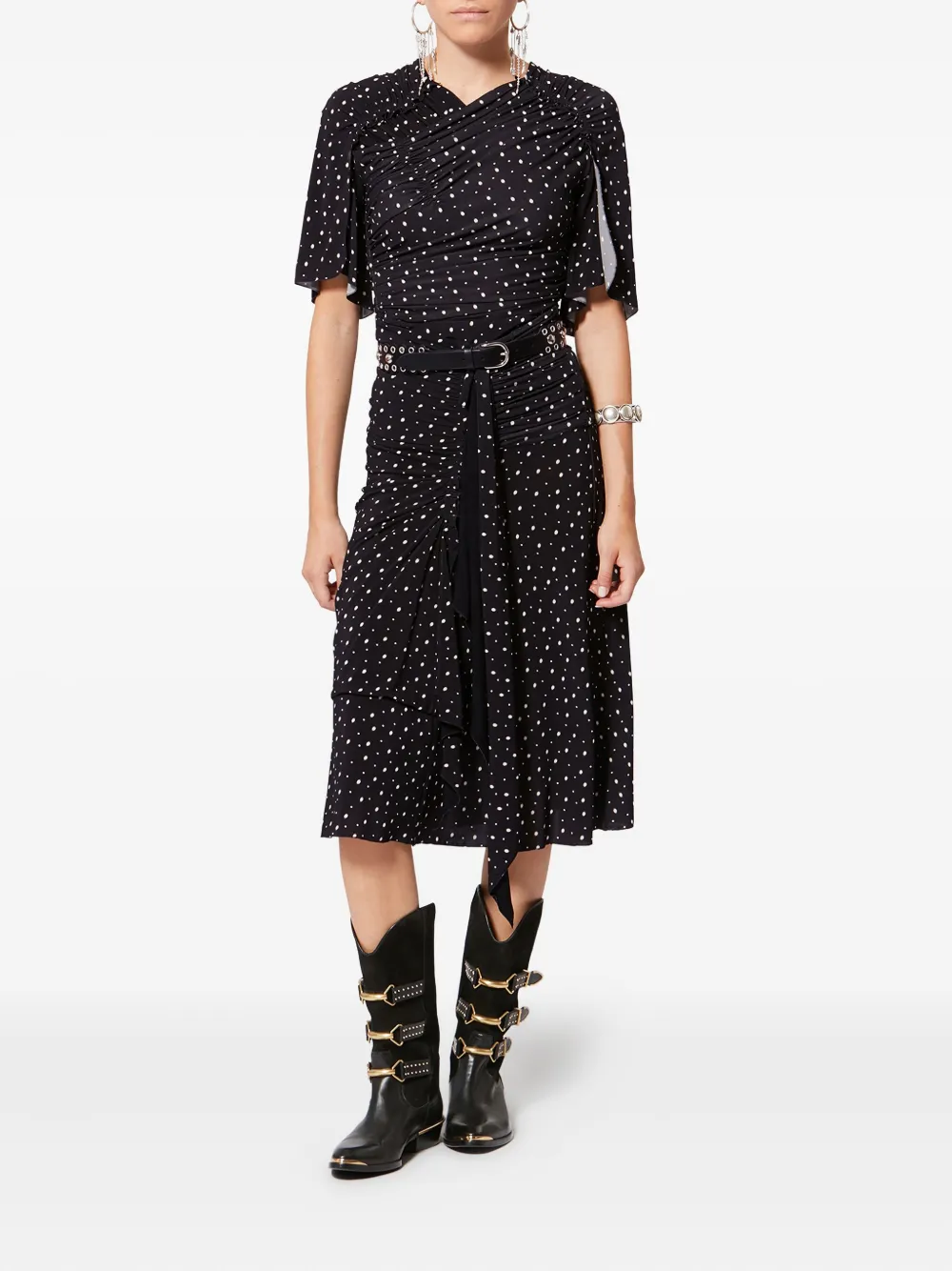 ISABEL MARANT draped polka dot top | Vests & Tank Tops | Image 2