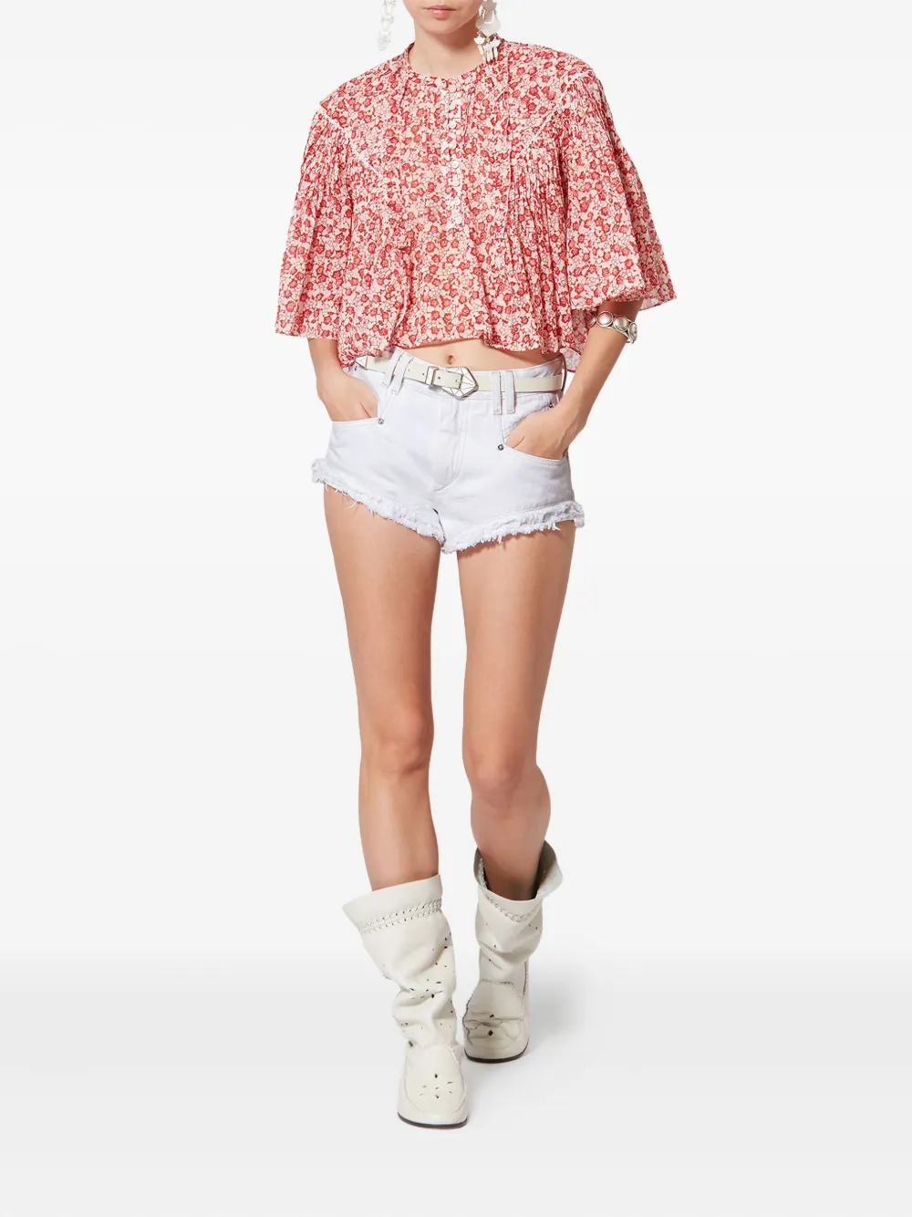 ISABEL MARANT short Eneidala à bords francs | Minishorts | Image 2