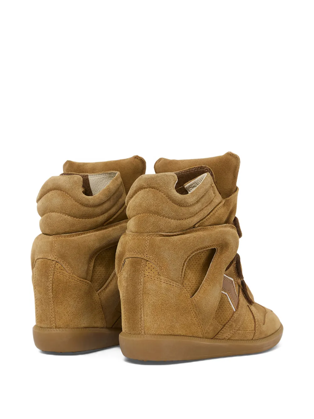 ISABEL MARANT Bekett sneakers met fluwelen bandje Bruin