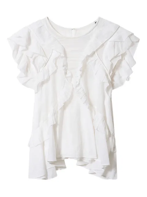 MARANT ÉTOILE Nalou ruffled top