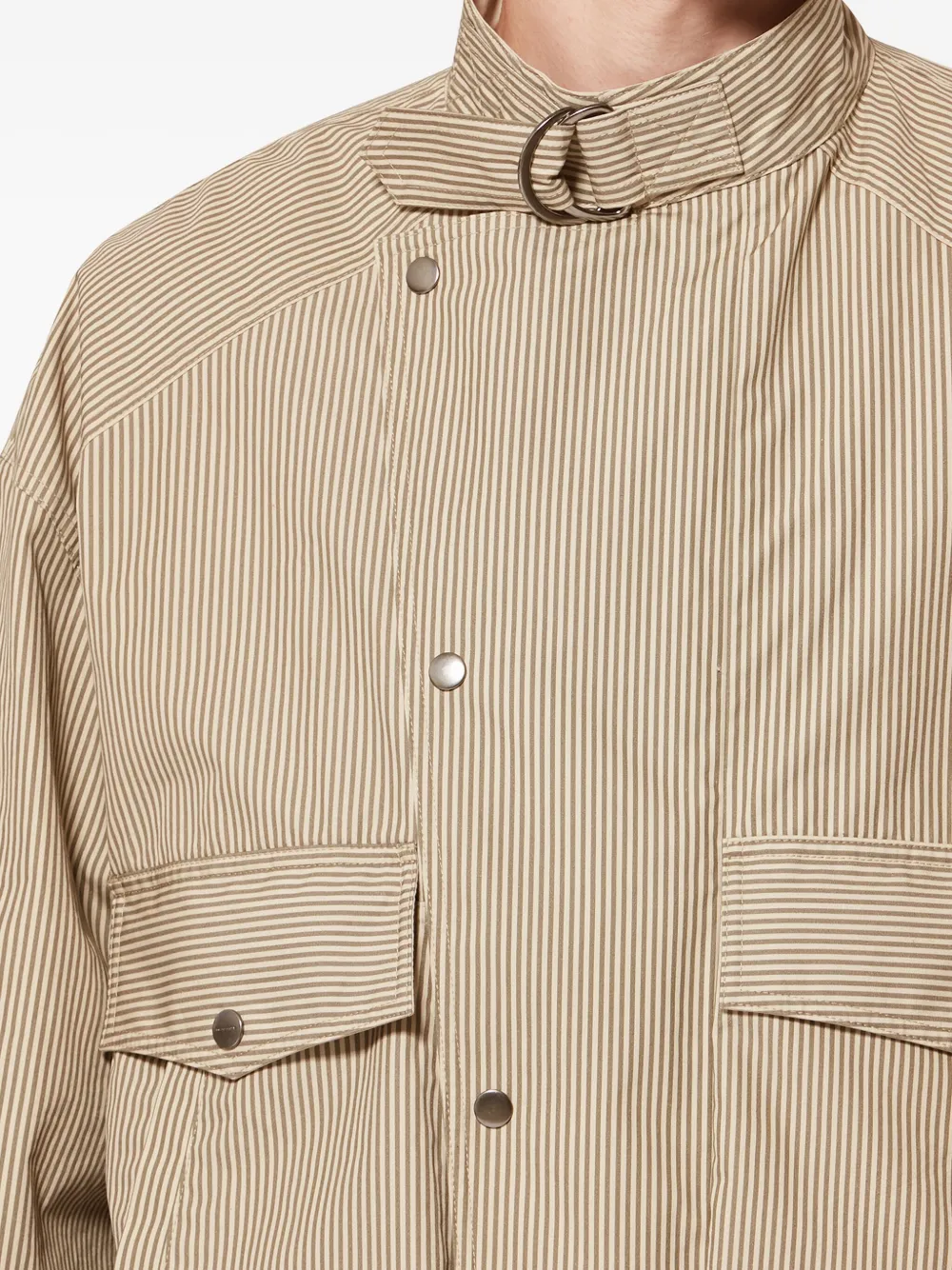 MARANT Corto gestreept jack Beige
