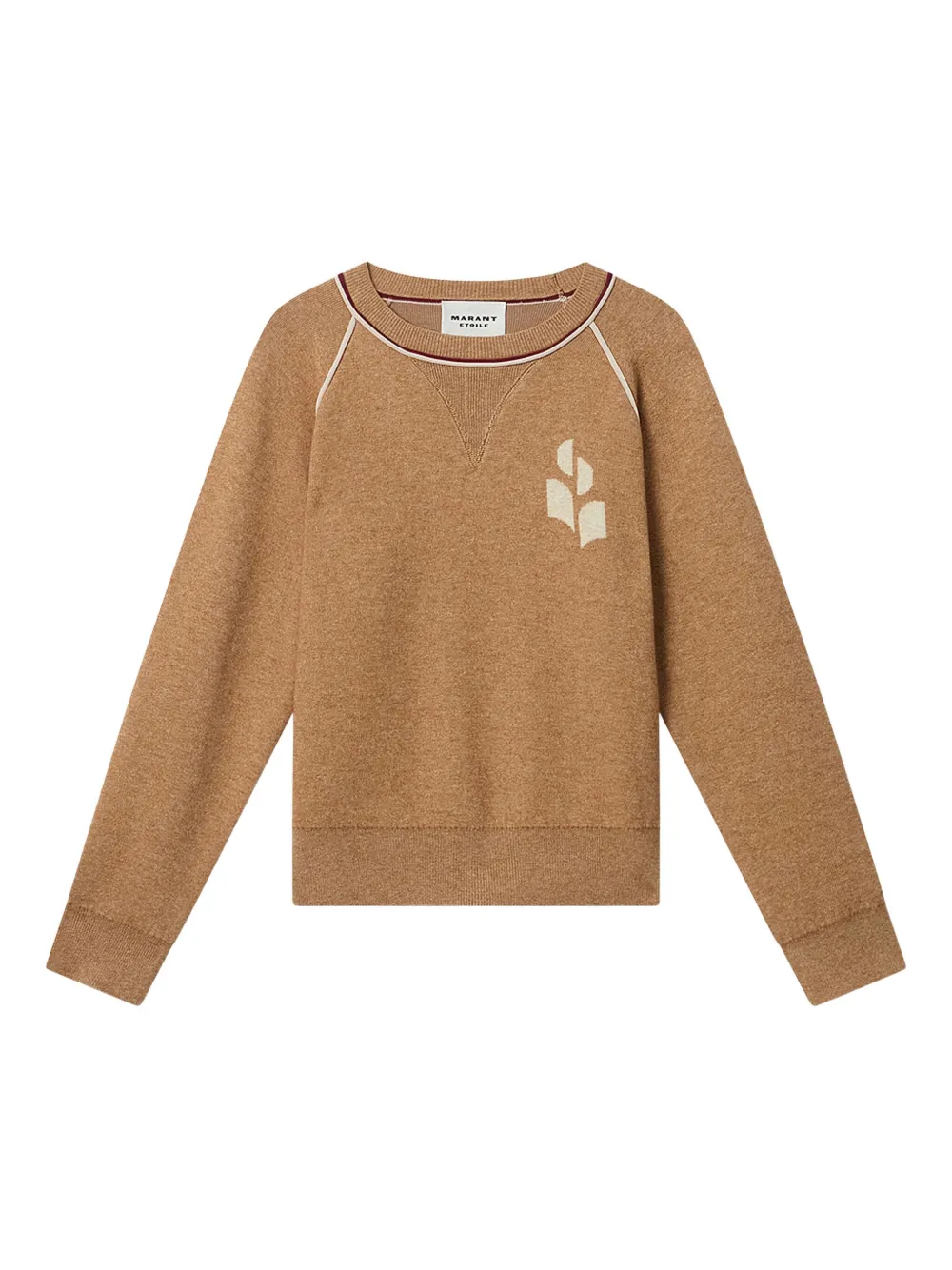 Isabel Marant Étoile Loriby Logo Sweater In Brown