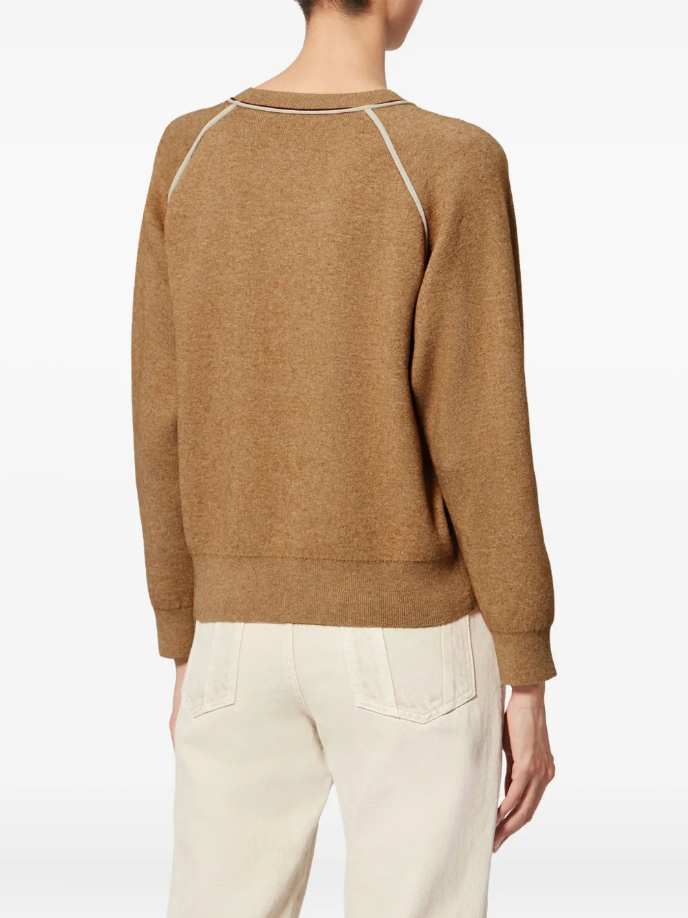 Isabel Marant Étoile Loriby Logo Sweater In Brown