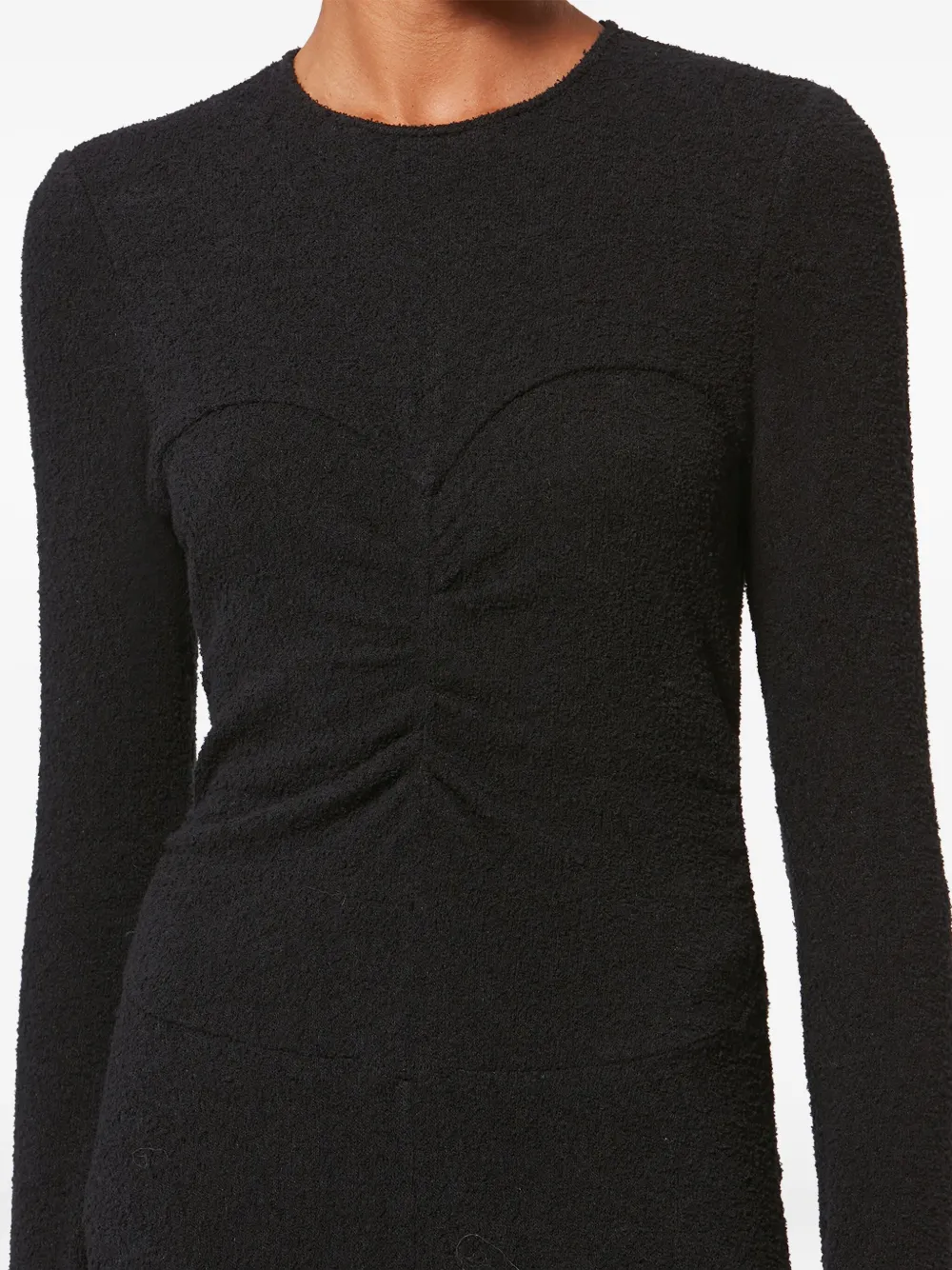 Isabel Marant Ruched Flora Maxi Dress In Black