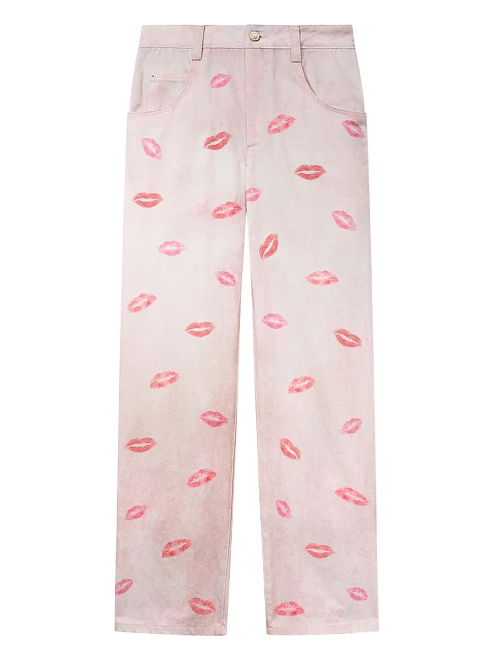 MARANT ÉTOILE Pantaloni Brinsa con stampa - Rosa