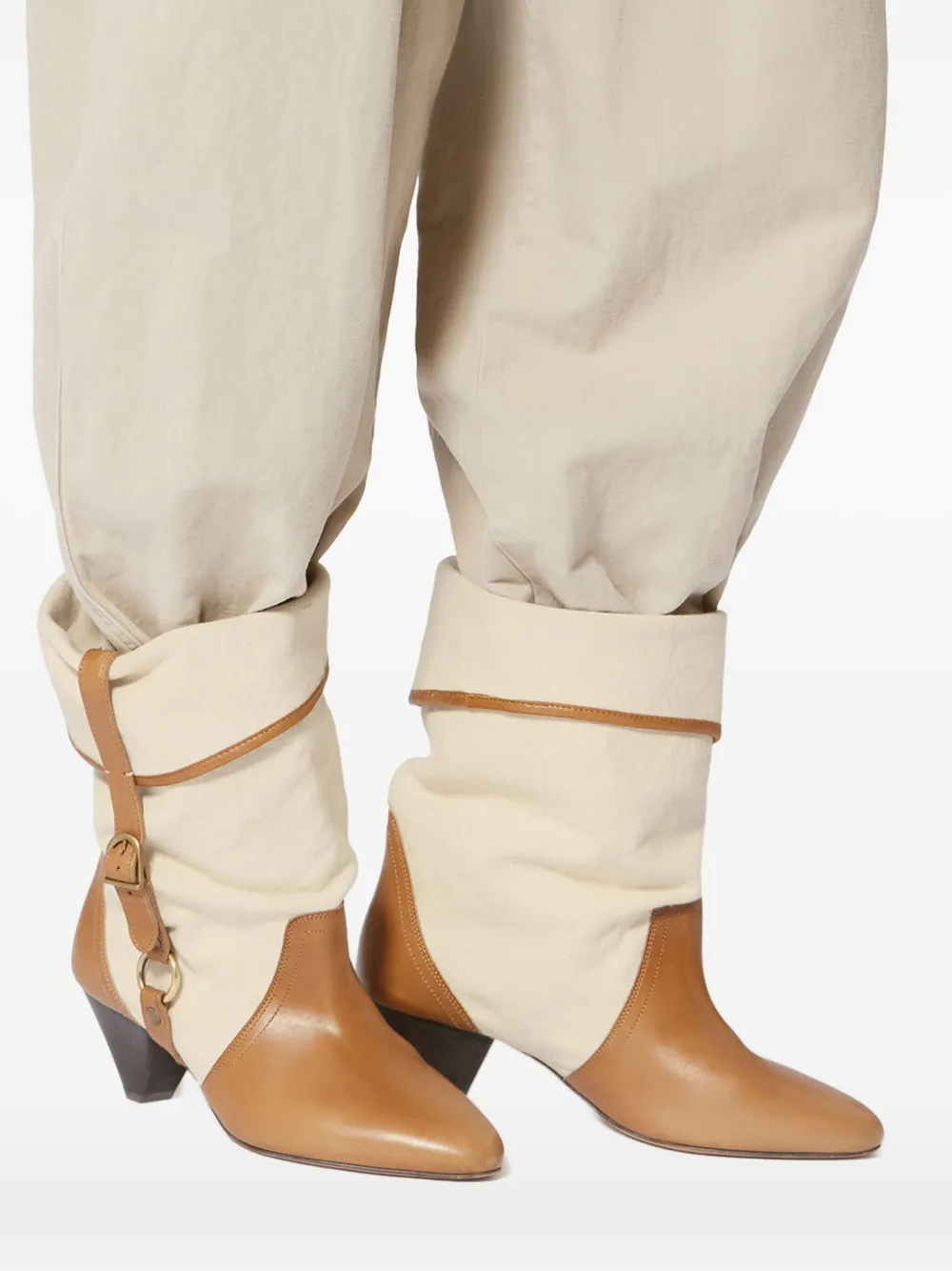 ISABEL MARANT Darner laarzen met gesp Beige