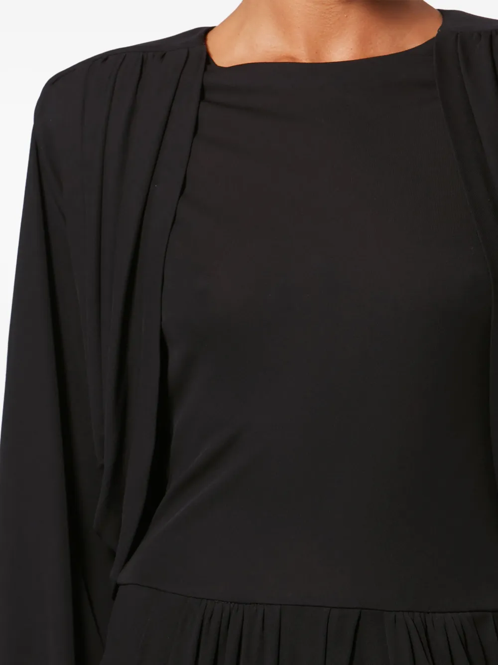 Isabel Marant X Niamae Draped Detail Dress In Black
