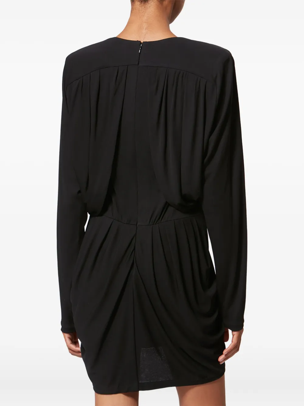 Isabel Marant X Niamae Draped Detail Dress In Black