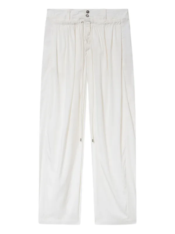 Isabel Marant Inaya Drawstring Trousers in White