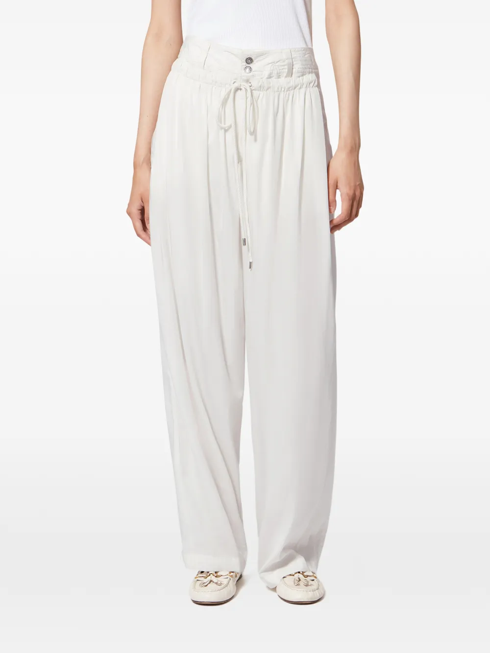 ISABEL MARANT x Inaya broek met trekkoord Wit