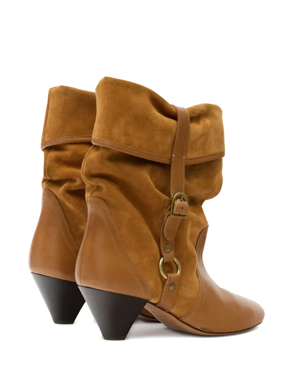 Isabel Marant 55mm Darner Buckled Boots In Multi