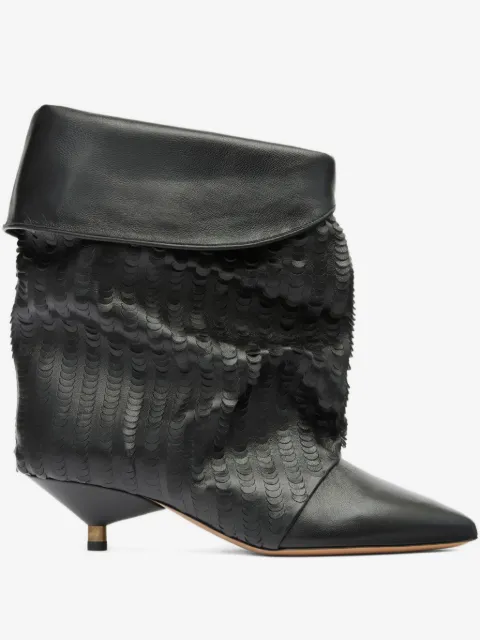 ISABEL MARANT Spitze Edrik Stiefel mit Prägung 45mm