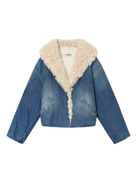 ISABEL MARANT fur collar charone jacket