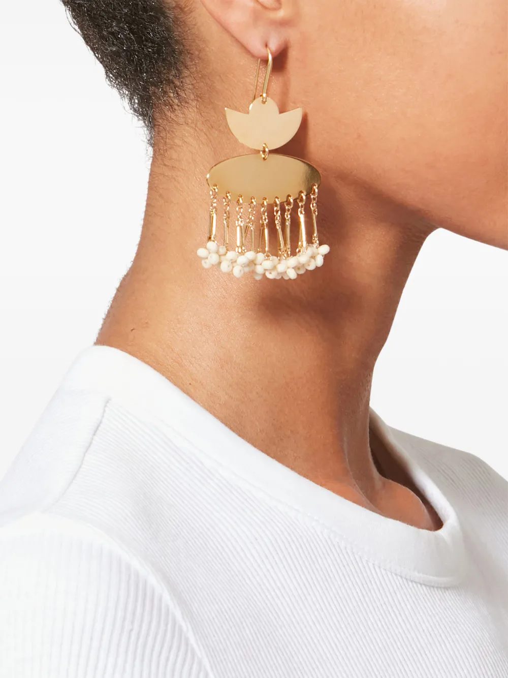 ISABEL MARANT Nora messing oorbellen - Goud