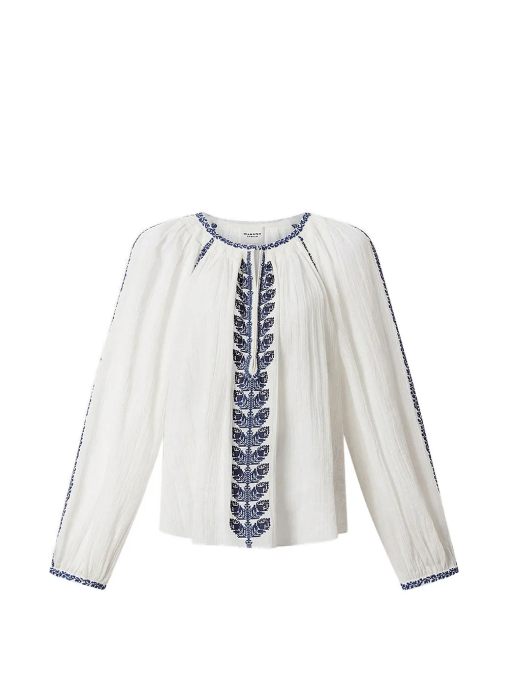 MARANT ÉTOILE Lena embroidered blouse - Bianco