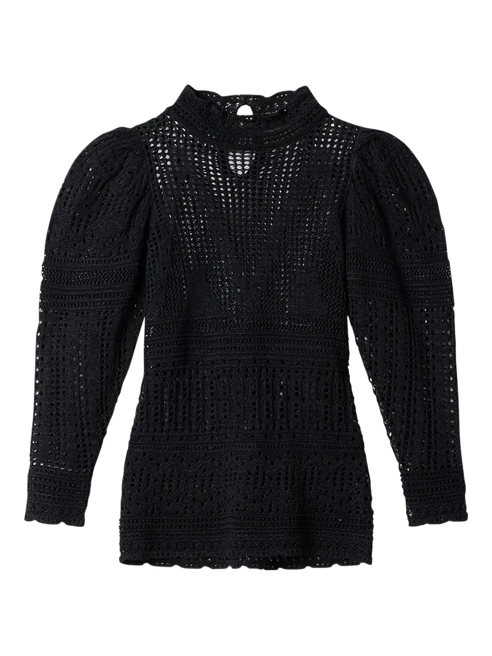 ISABEL MARANT x Dahara openwork blouse | Black | Image 1