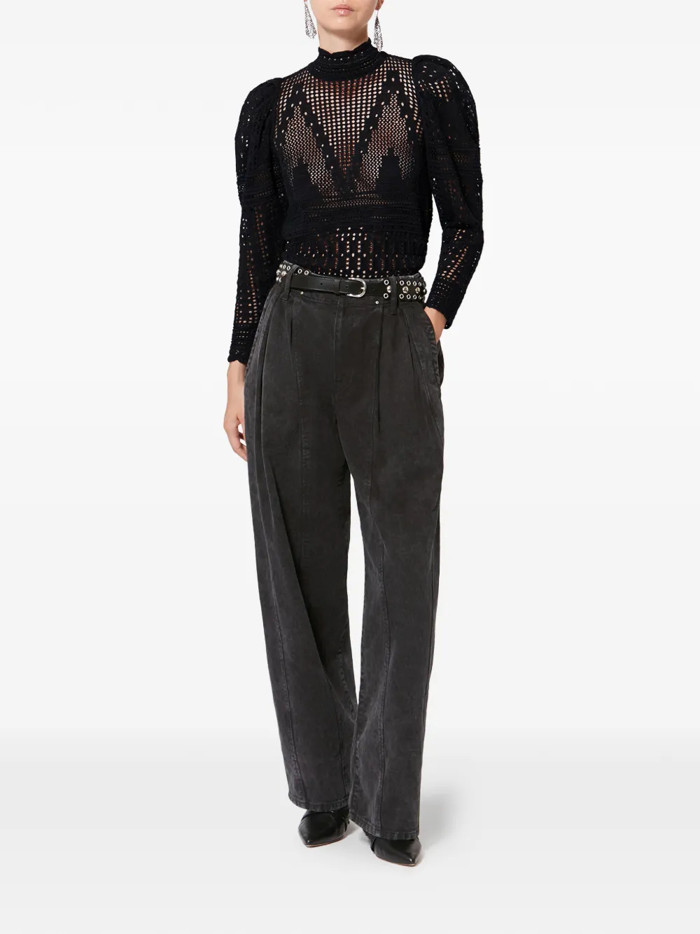 ISABEL MARANT x Dahara openwork blouse | Blouses | Image 2