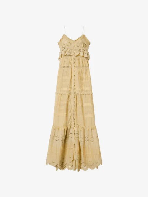MARANT ÉTOILE ruffled lace paule dress