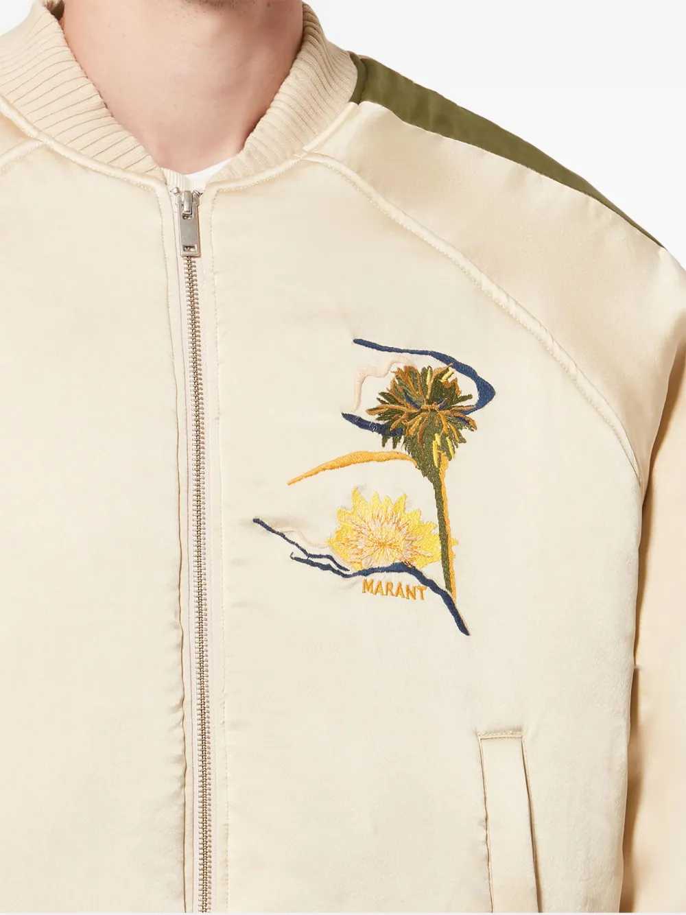  Marant Wes Embroidered Jacket - Neutrals 