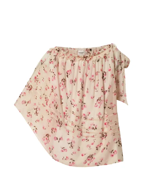 MARANT ÉTOILE blomstret Loeva bluse med én skulder