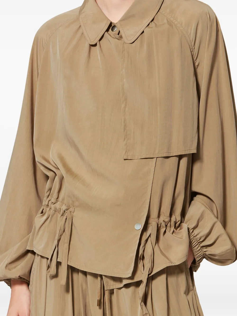 ISABEL MARANT Gwenola jack met trekkoord Beige