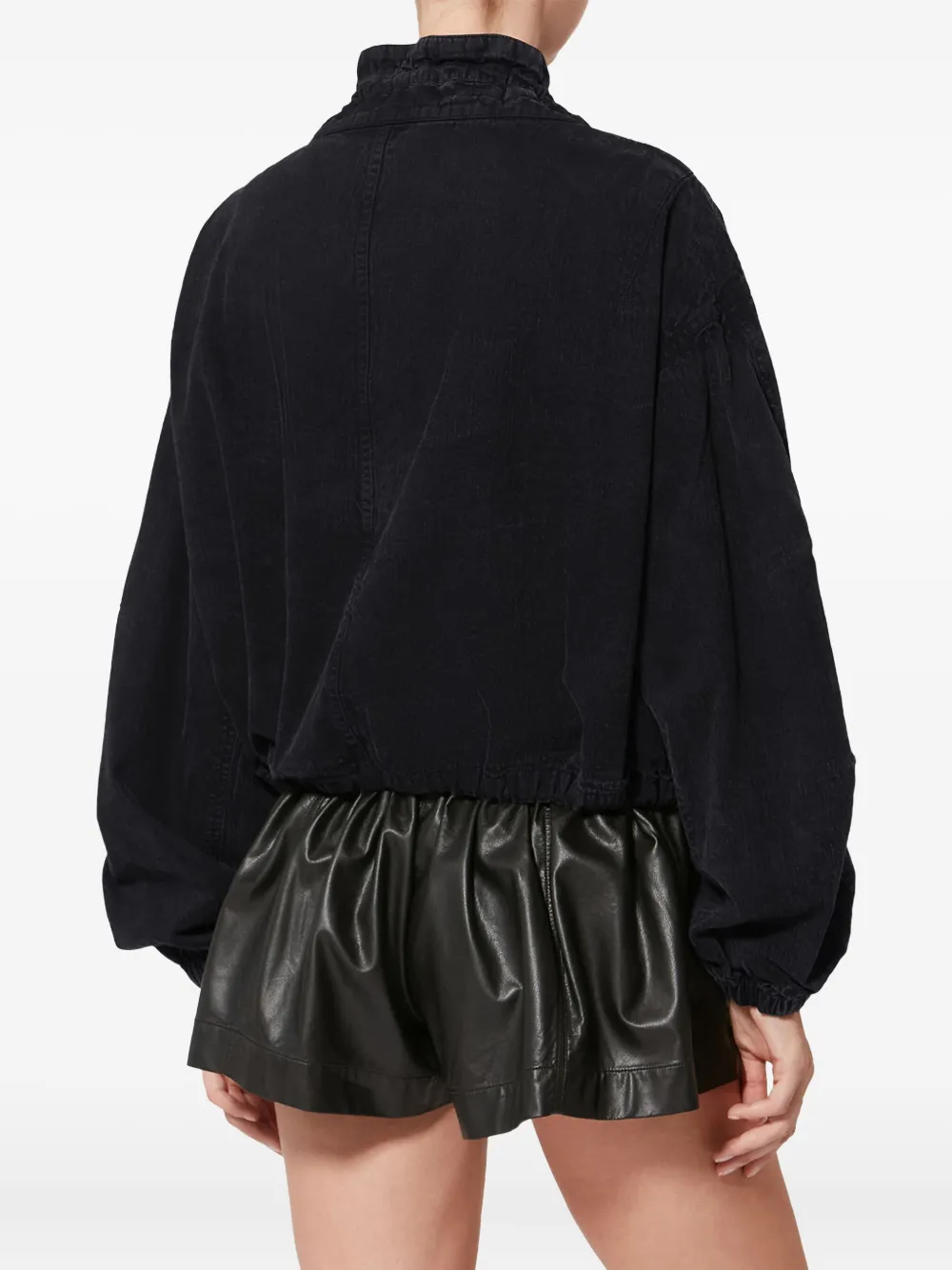 Isabel Marant Étoile Plume Cotton Jacket In Black