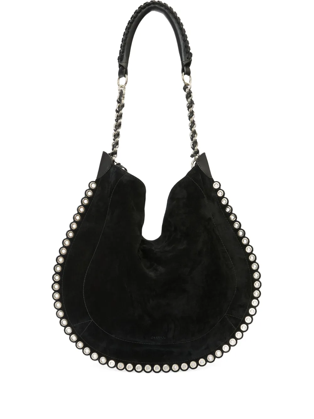 ISABEL MARANT Oskan studded shoulder bag | Black | Image 1