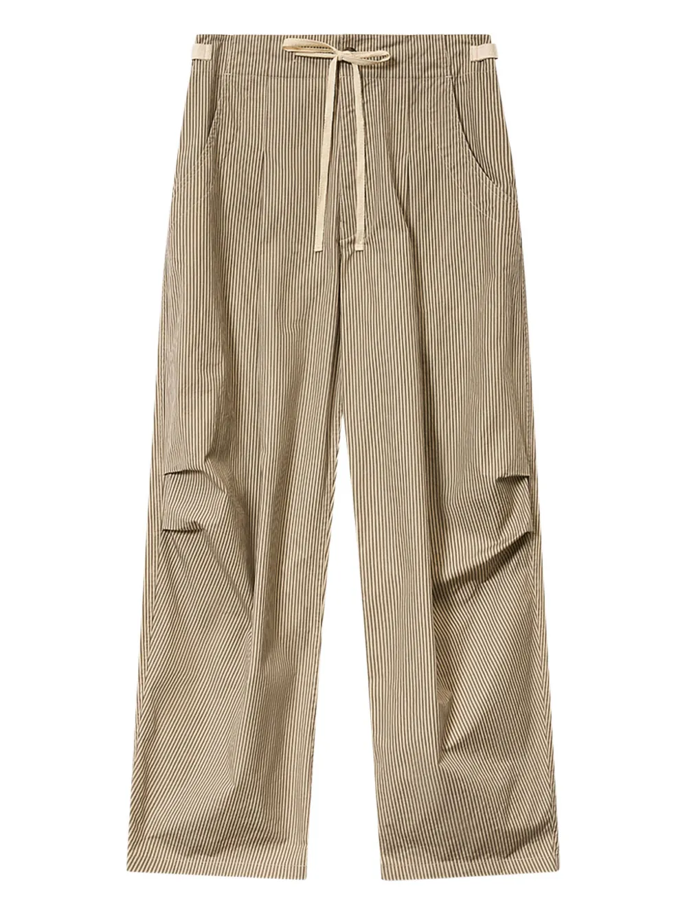 MARANT ÉTOILE Ceryne striped-pattern drawstring trousers | Neutrals | Image 1