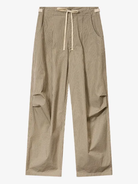 MARANT ÉTOILE Ceryne striped cotton trousers