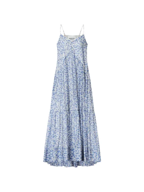 MARANT ÉTOILE Sabba floral tiered dress