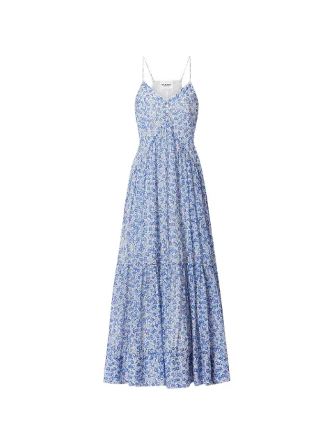 MARANT ÉTOILE Vestido Sabba floral com camadas